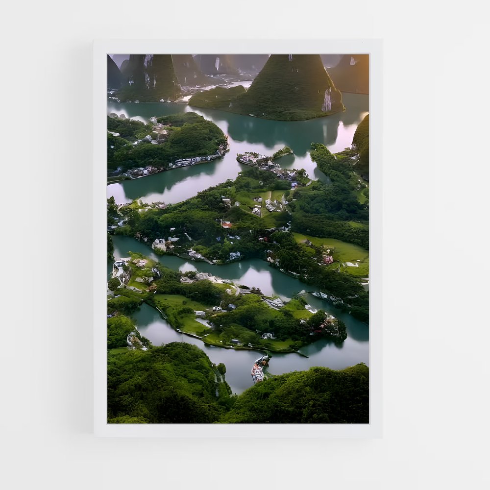 ap-guilin karst-4 cadre Blanc