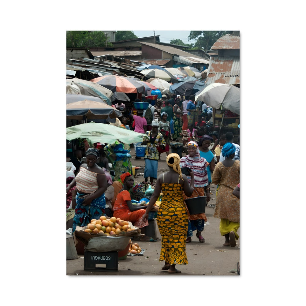 Poster Le Marché Animé