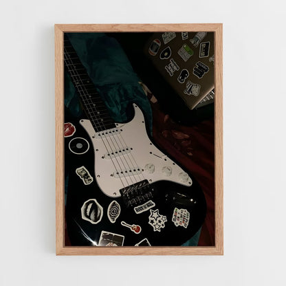 ap-guitar-1 cadre Bois clair