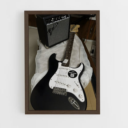 ap-guitar-2 cadre Bois foncé
