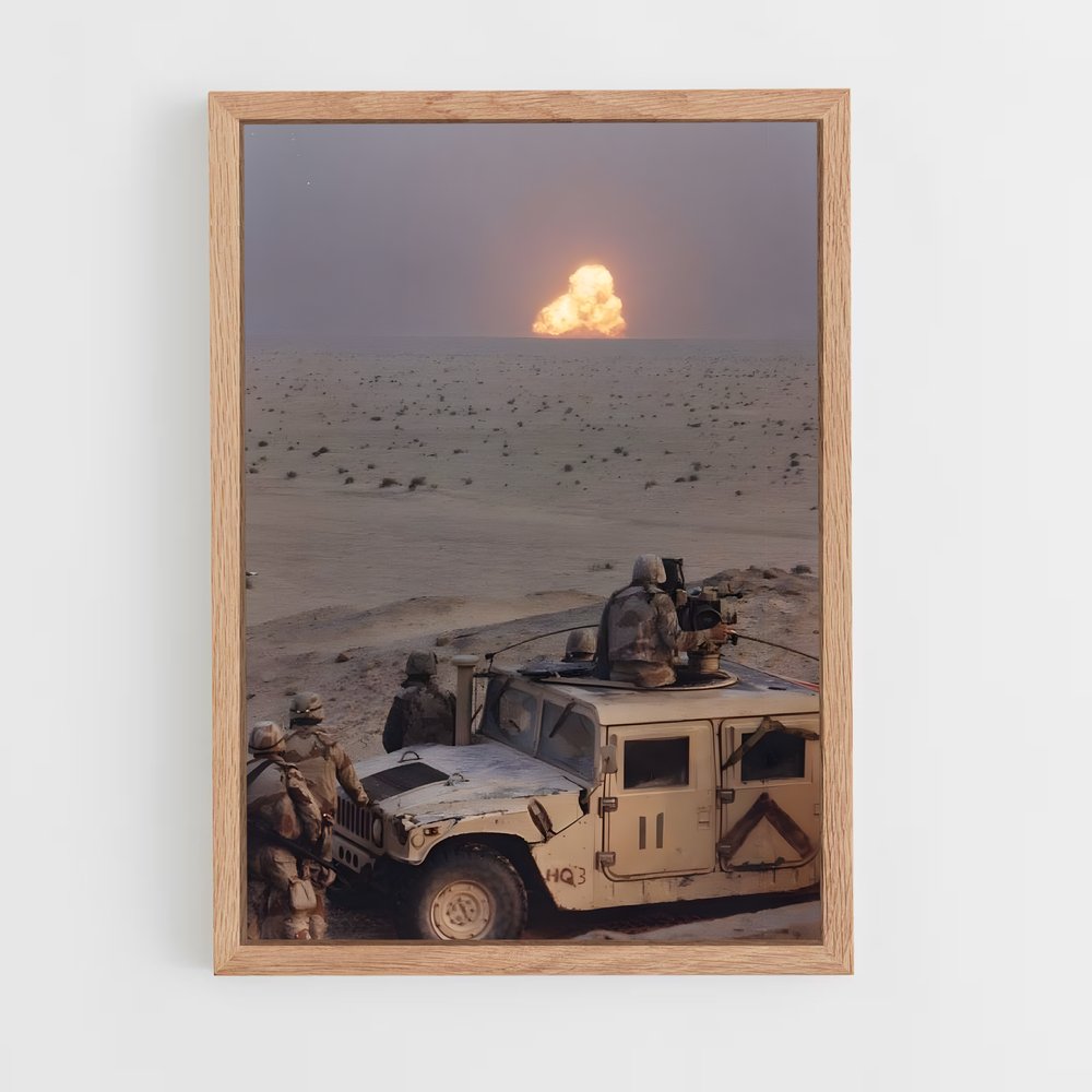 ap-gulf war-1 cadre Bois clair
