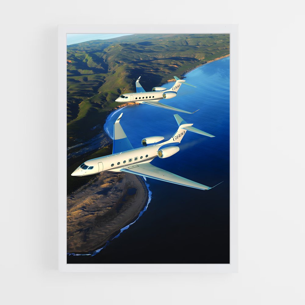 ap-gulfstream g550-4 cadre Blanc