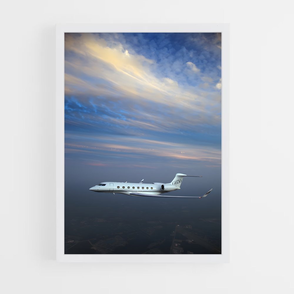ap-gulfstream g650-1 cadre Blanc