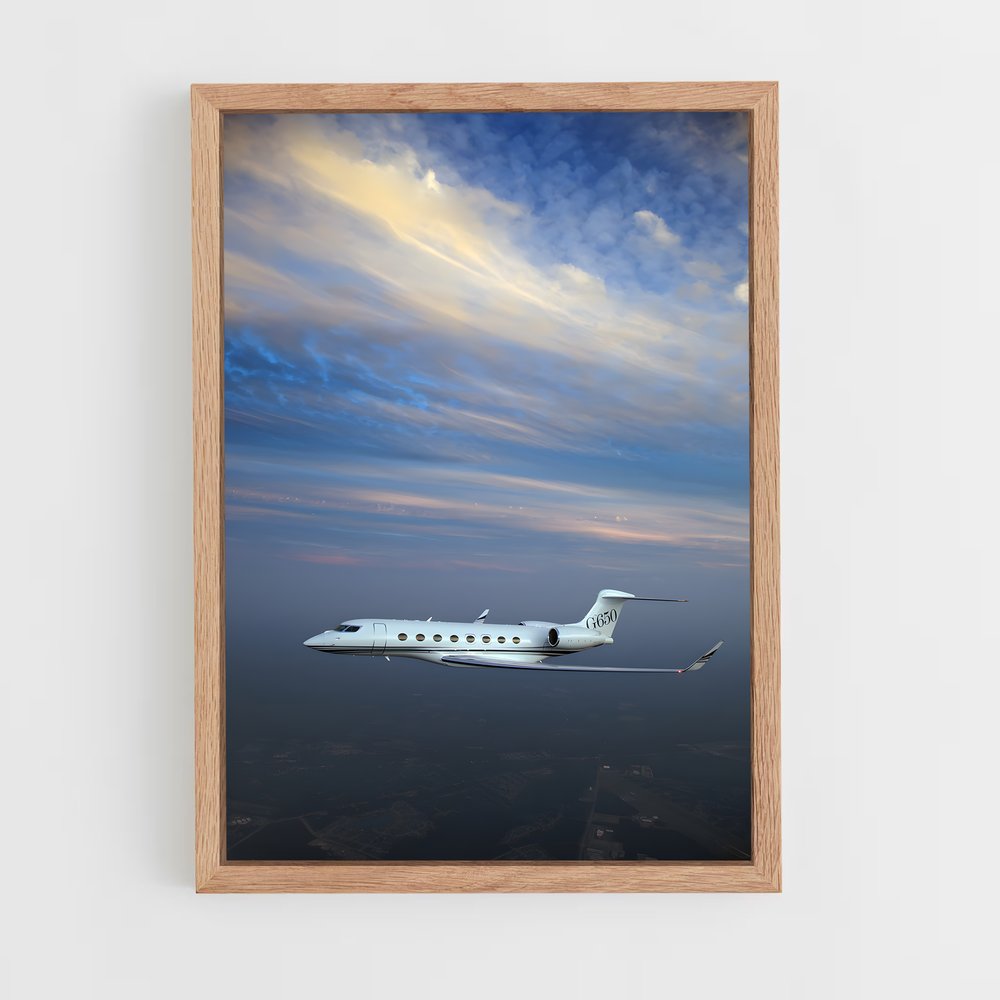 ap-gulfstream g650-1 cadre Bois clair