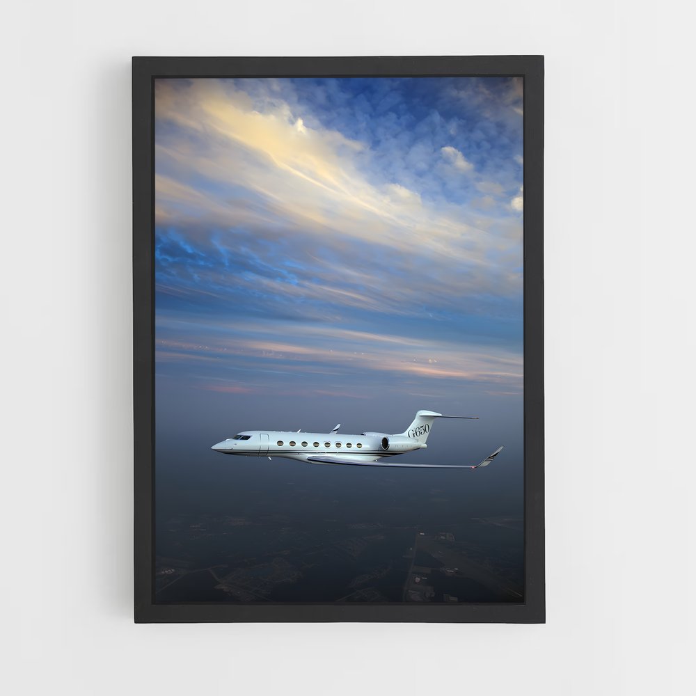 ap-gulfstream g650-1 cadre Noir