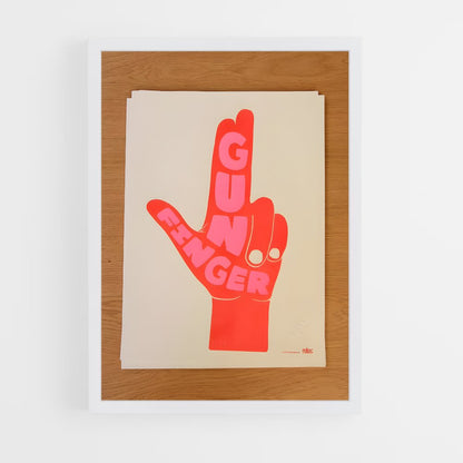 ap-gun finger-1 cadre Blanc