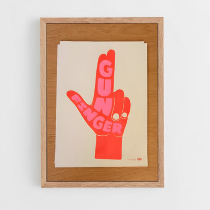 ap-gun finger-1 cadre Bois clair