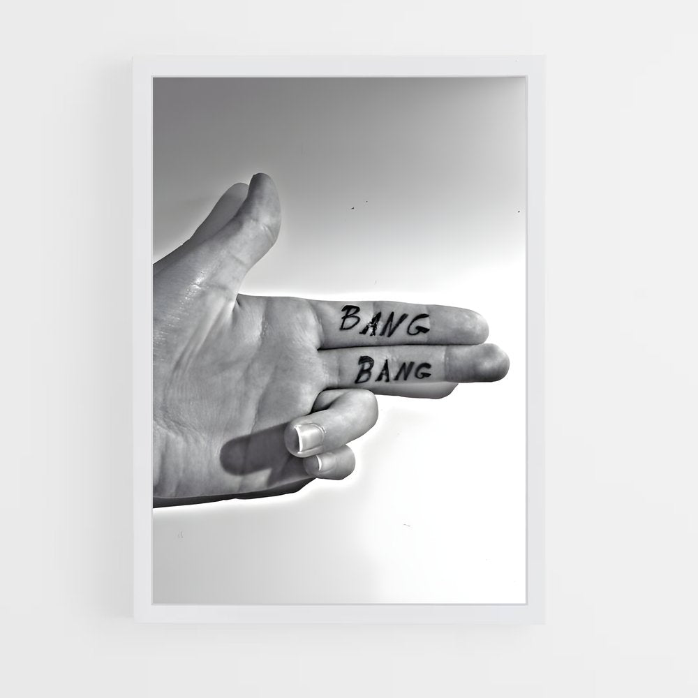 ap-gun finger-2 cadre Blanc