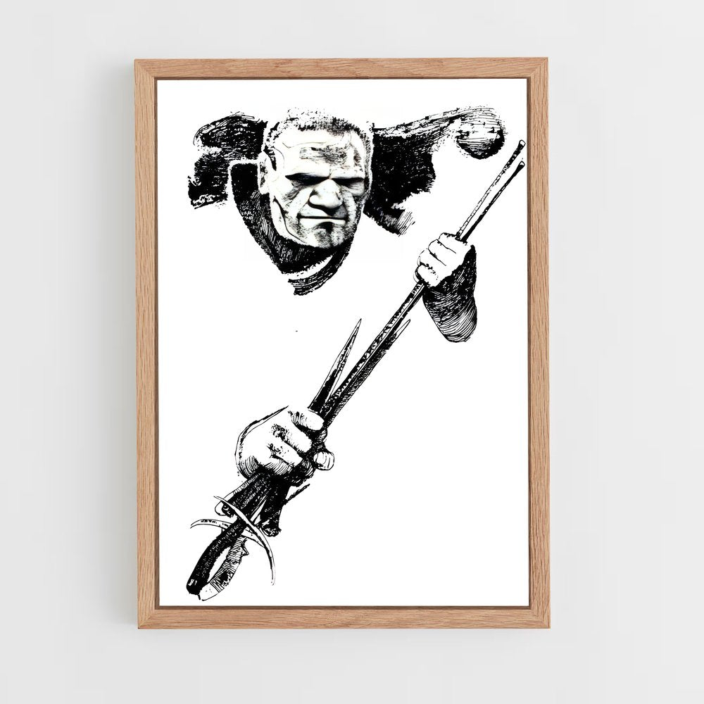 ap-gurney halleck-1 cadre Bois clair