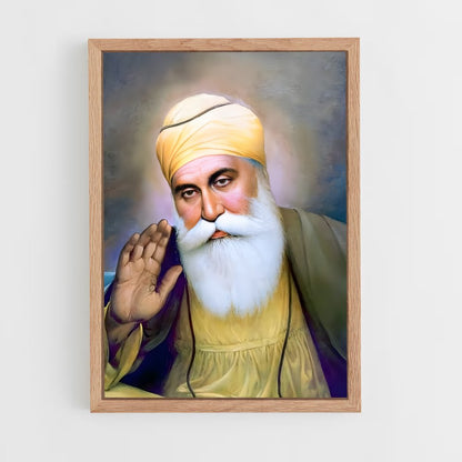 ap-guru nanak-2 cadre Bois clair