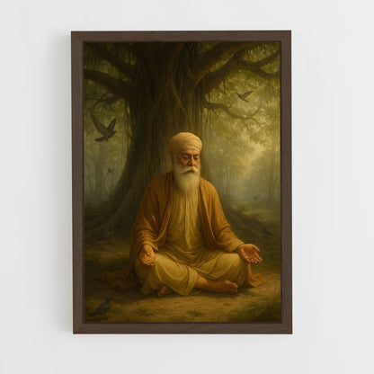 ap-guru nanak-3 cadre Bois foncé