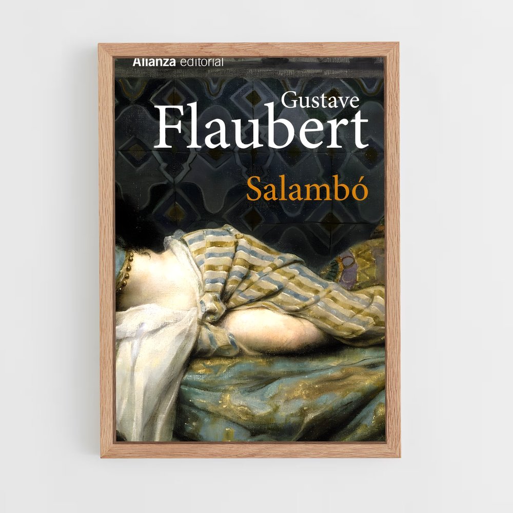 ap-gustave flaubert-4 cadre Bois clair