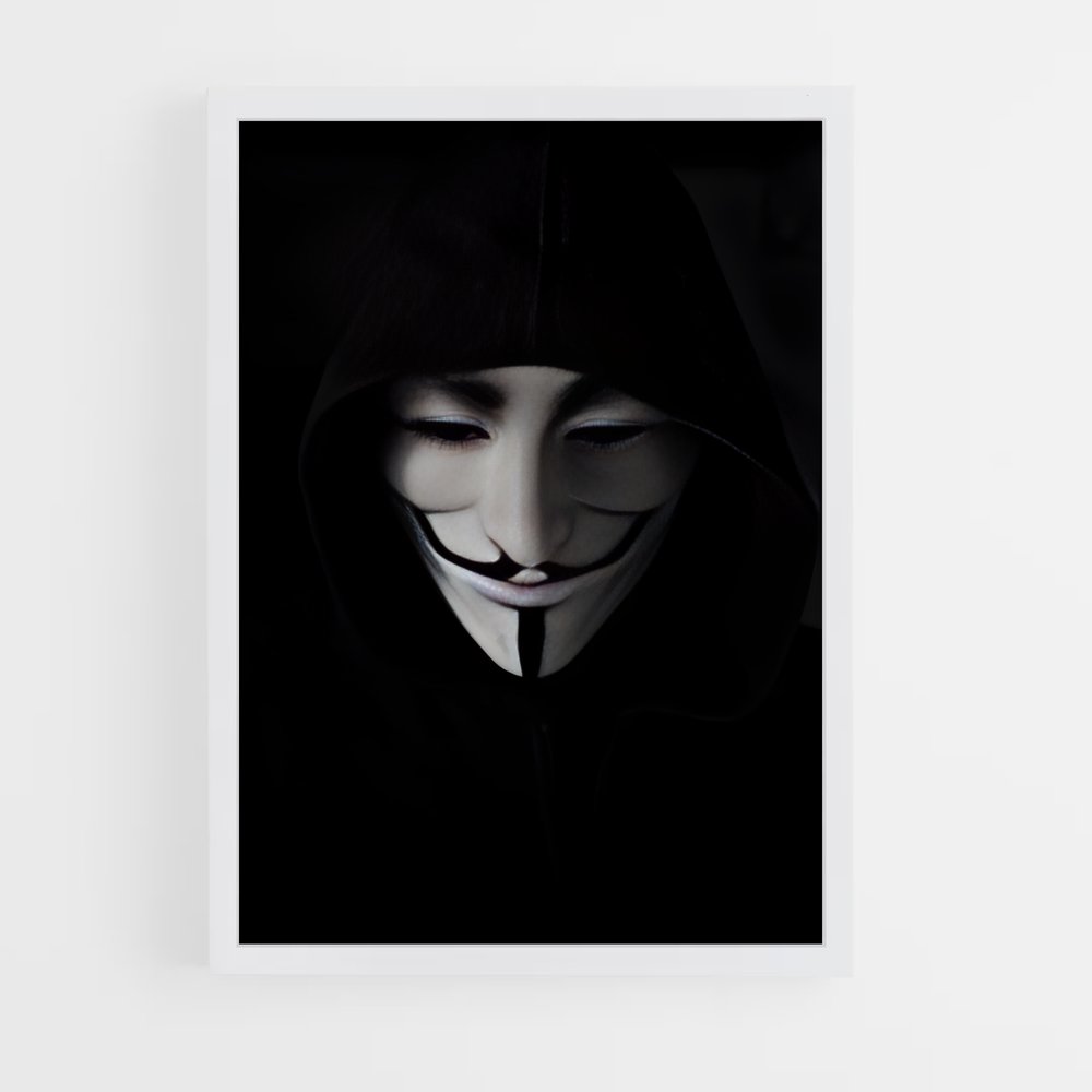 ap-guy fawkes mask-1 cadre Blanc