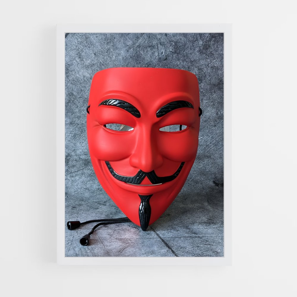 ap-guy fawkes mask-3 cadre Blanc