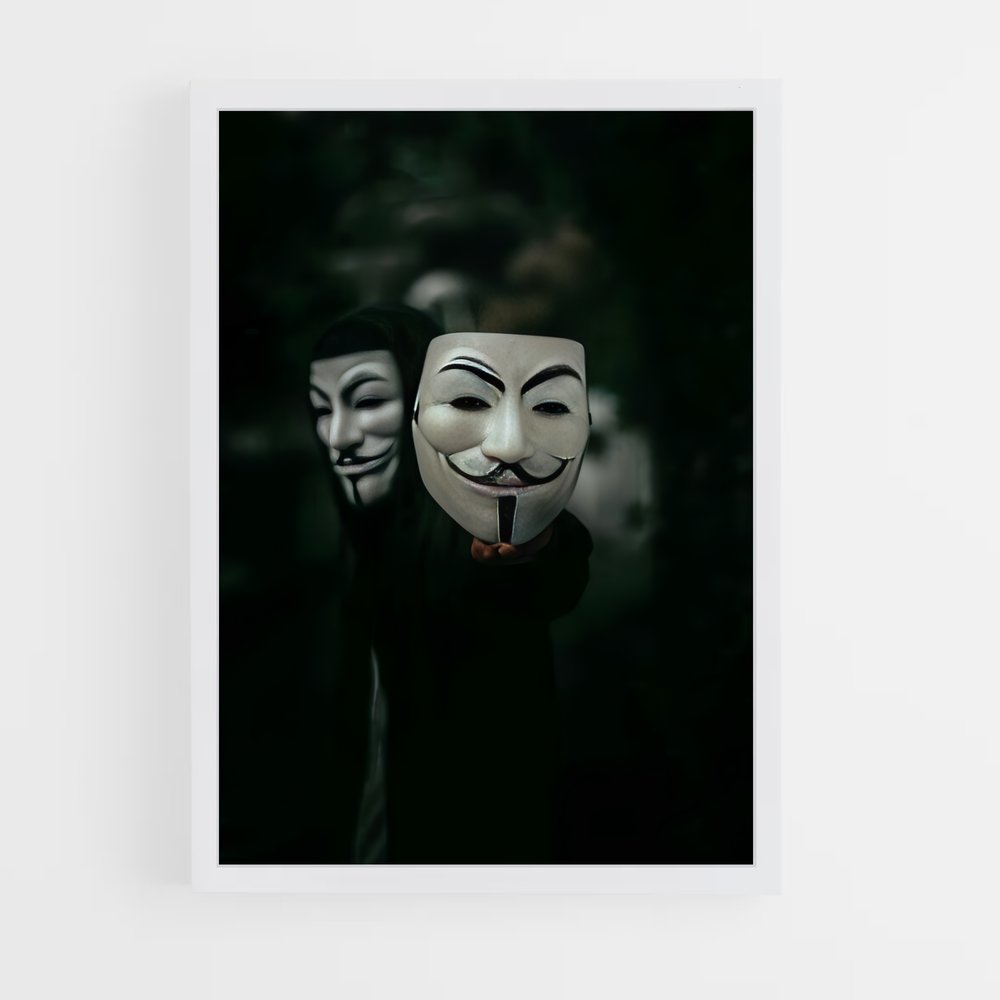 ap-guy fawkes mask-4 cadre Blanc