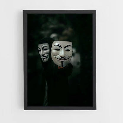 ap-guy fawkes mask-4 cadre Noir