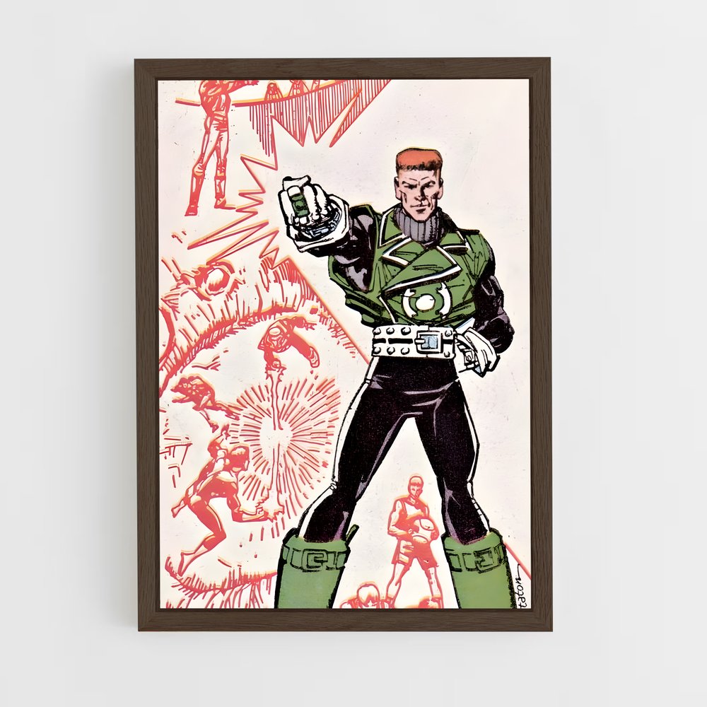 ap-guy gardner-3 cadre Bois foncé