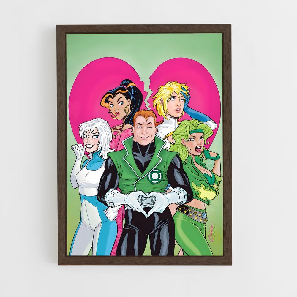 ap-guy gardner-4 cadre Bois foncé