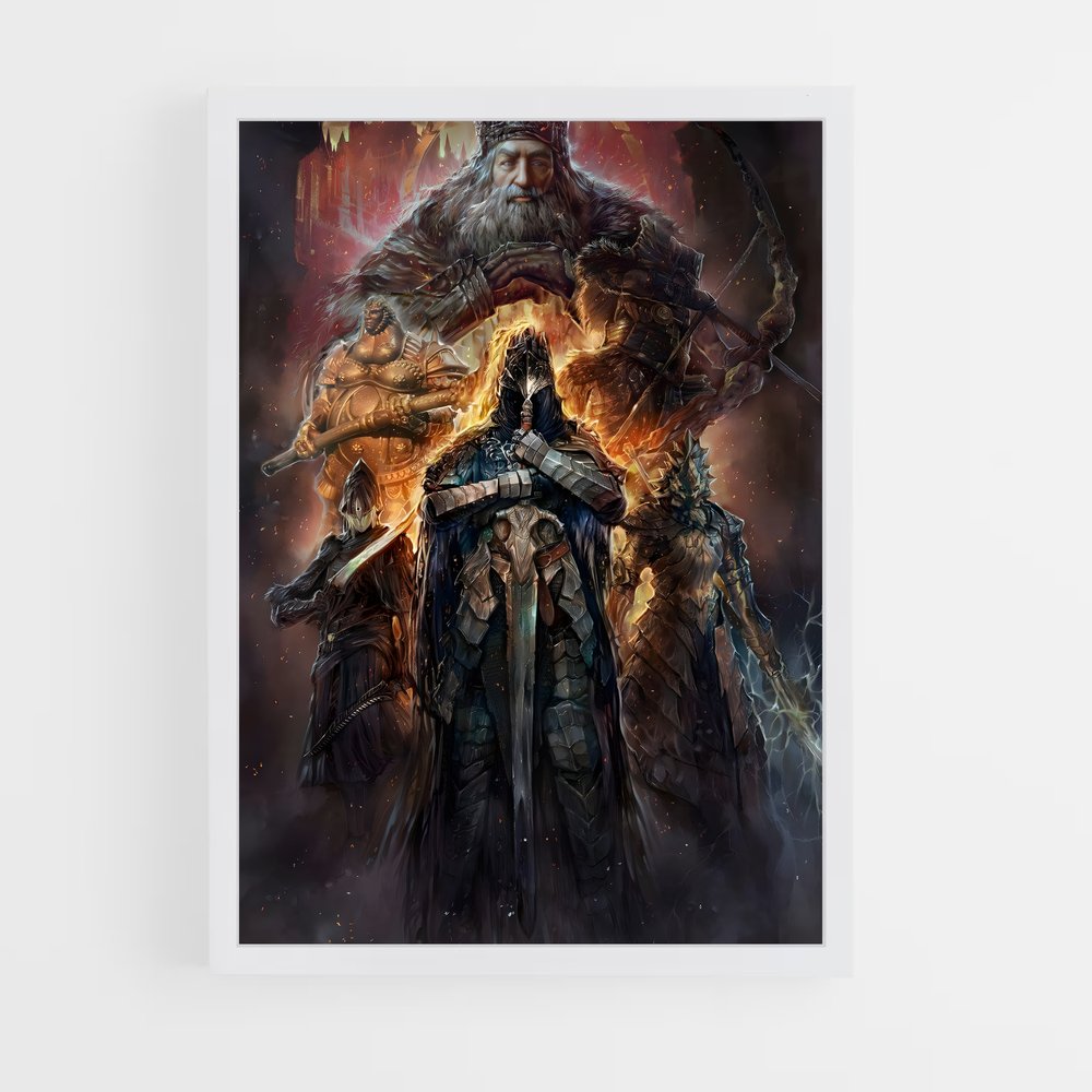 ap-gwyn dark souls-4 cadre Blanc