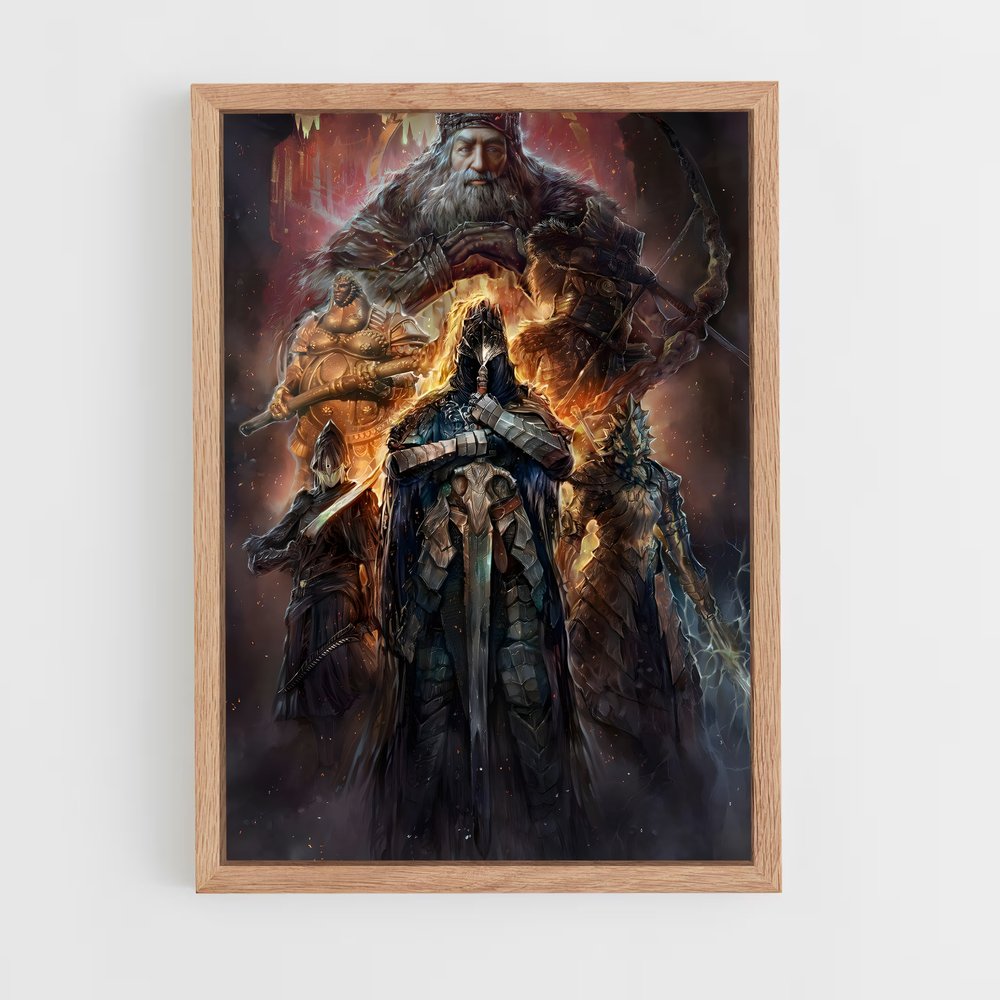 ap-gwyn dark souls-4 cadre Bois clair