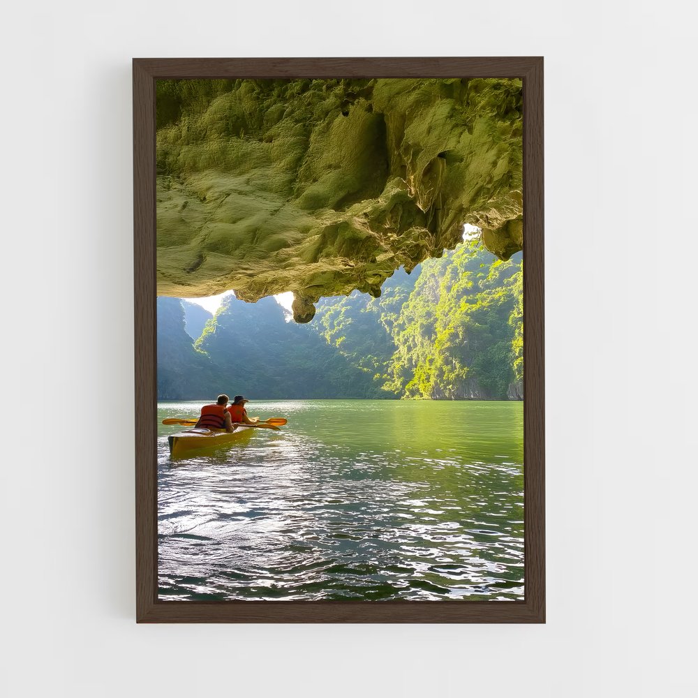 ap-ha long bay-8 cadre Bois foncé