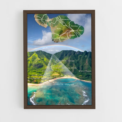 ap-haamonga a maui trilithon-1 cadre Bois foncé