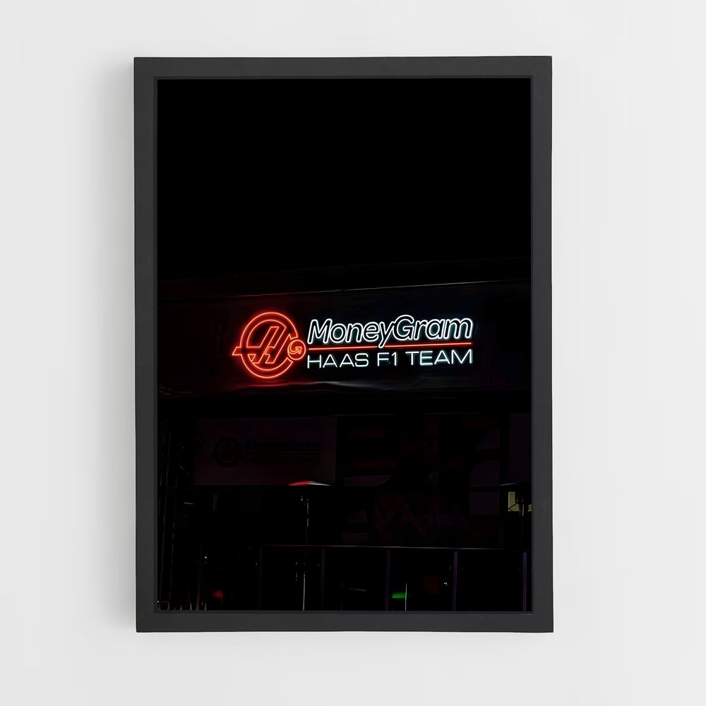 ap-haas f1 team-7 cadre Noir