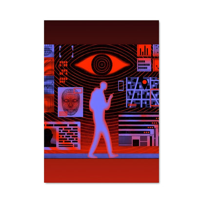Poster Labyrinthe Rouge