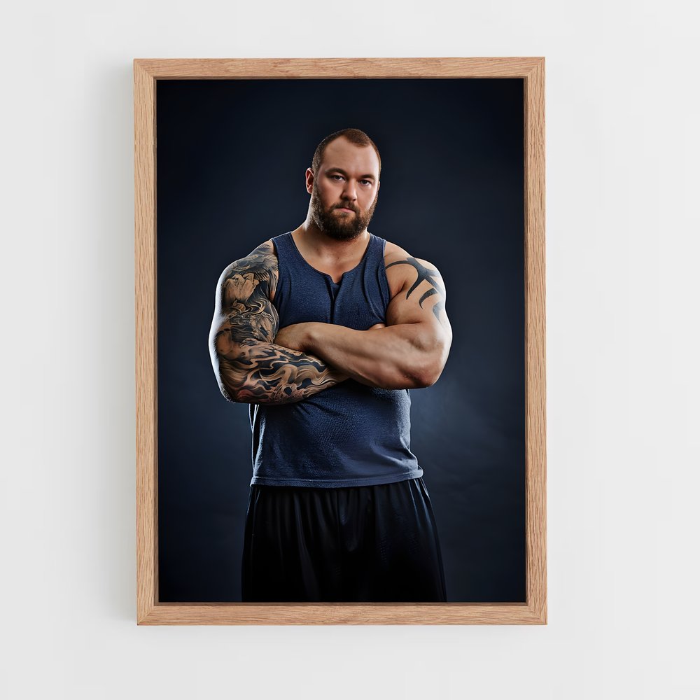ap-hafthor bjornsson-1 cadre Bois clair