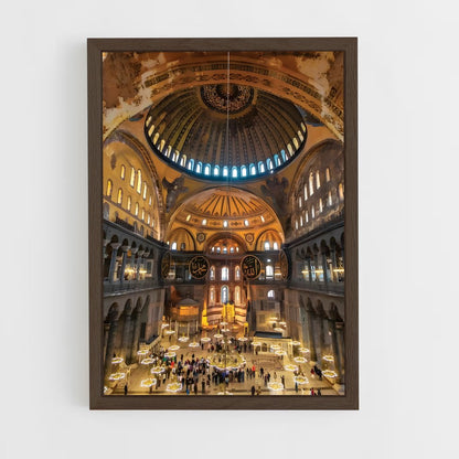 ap-hagia sophia-1 cadre Bois foncé