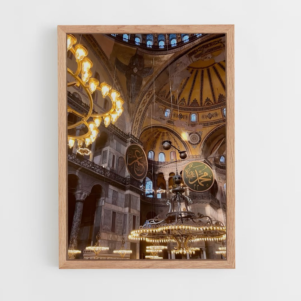 ap-hagia sophia-2 cadre Bois clair