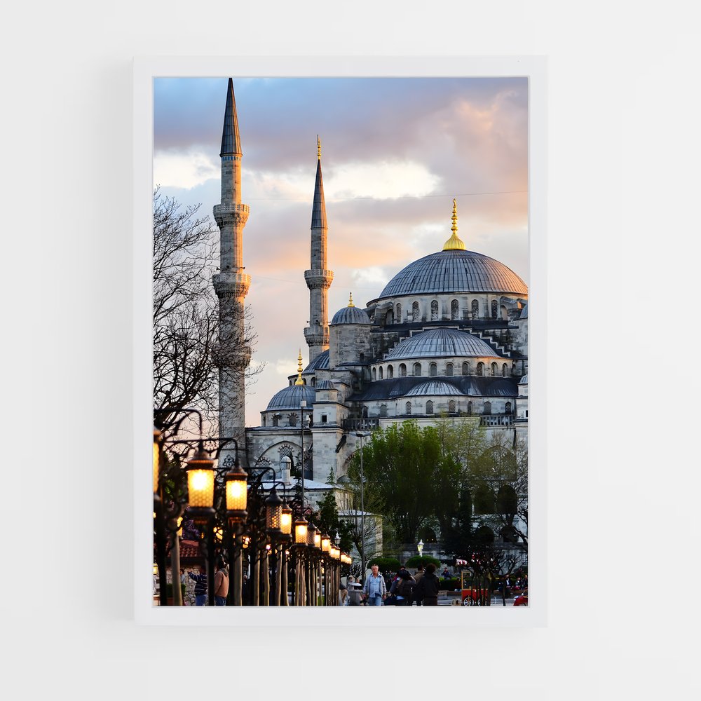 ap-hagia sophia-4 cadre Blanc