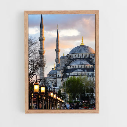 ap-hagia sophia-4 cadre Bois clair