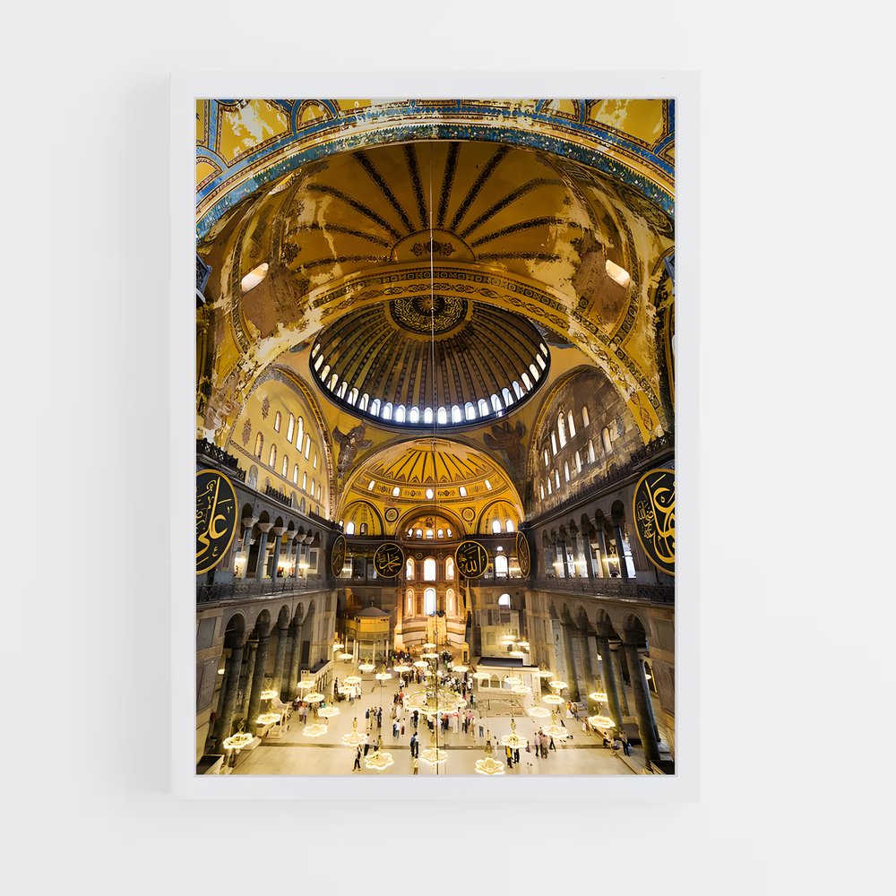 ap-hagia sophia-7 cadre Blanc