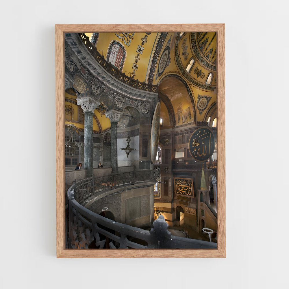 ap-hagia sophia-9 cadre Bois clair