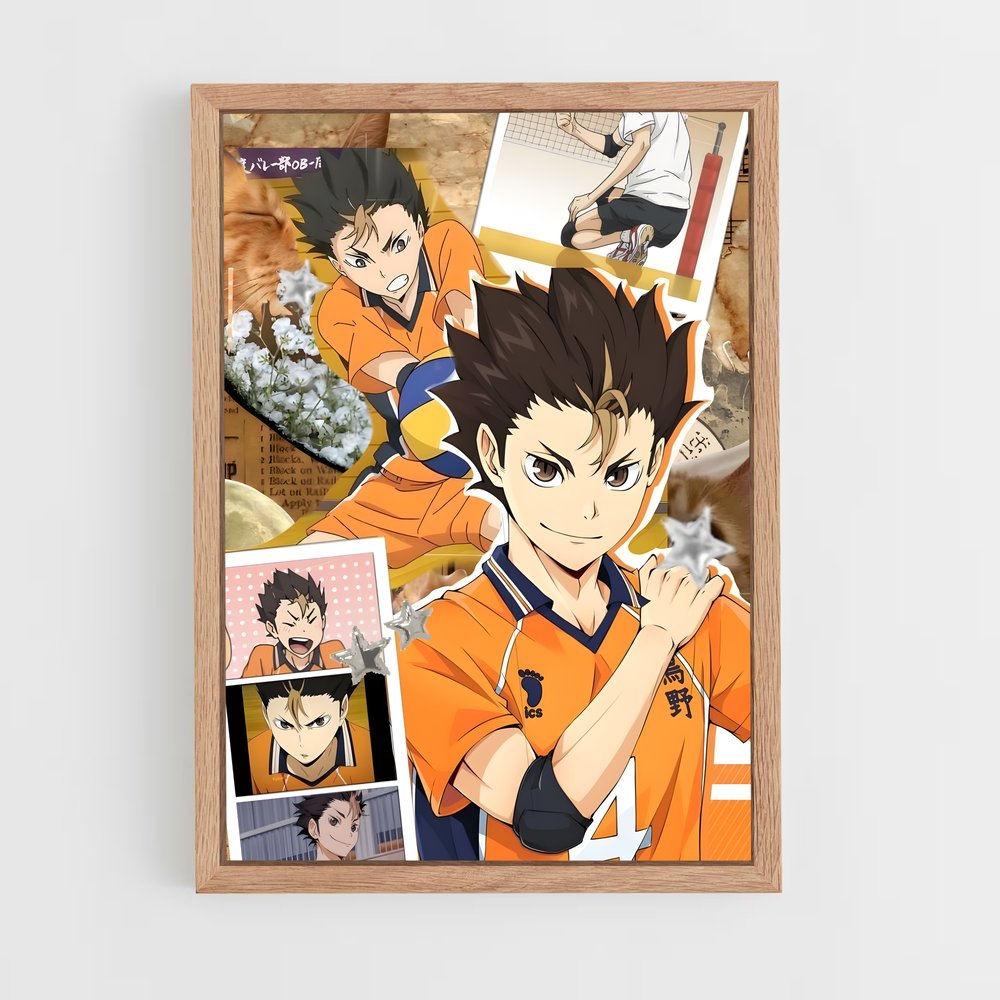 ap-haikyuu-12 cadre Bois clair