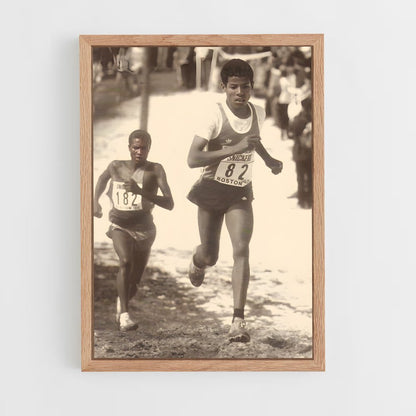 ap-haile gebrselassie-3 cadre Bois clair