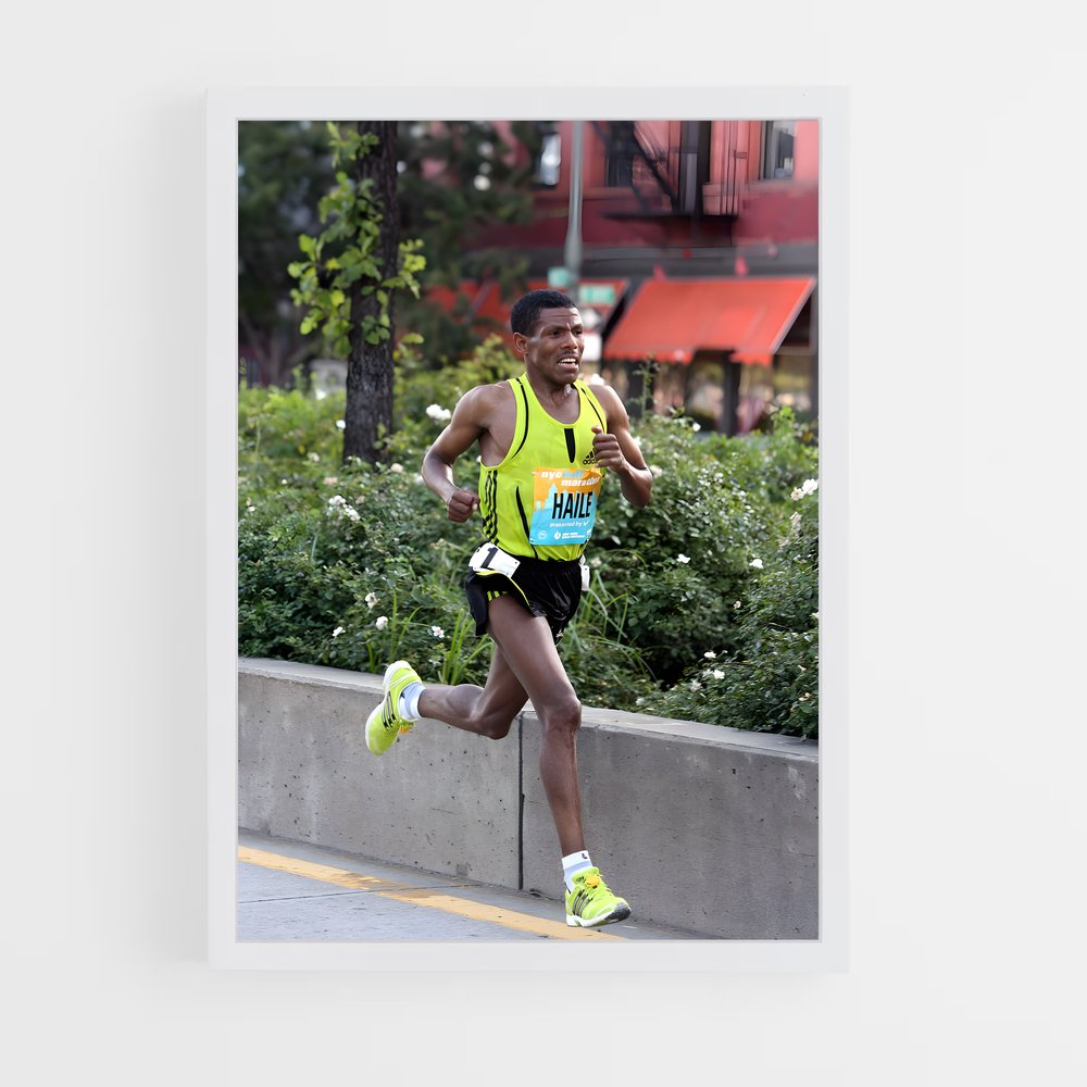 ap-haile gebrselassie-5 cadre Blanc