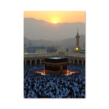 Poster Coucher sur la Kaaba