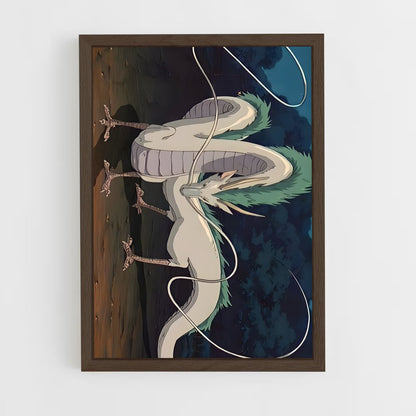 ap-haku spirited away-3 cadre Bois foncé