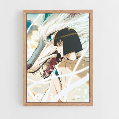 ap-haku spirited away-4 cadre Bois clair