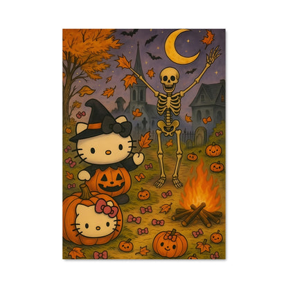 Poster Halloween Kitty