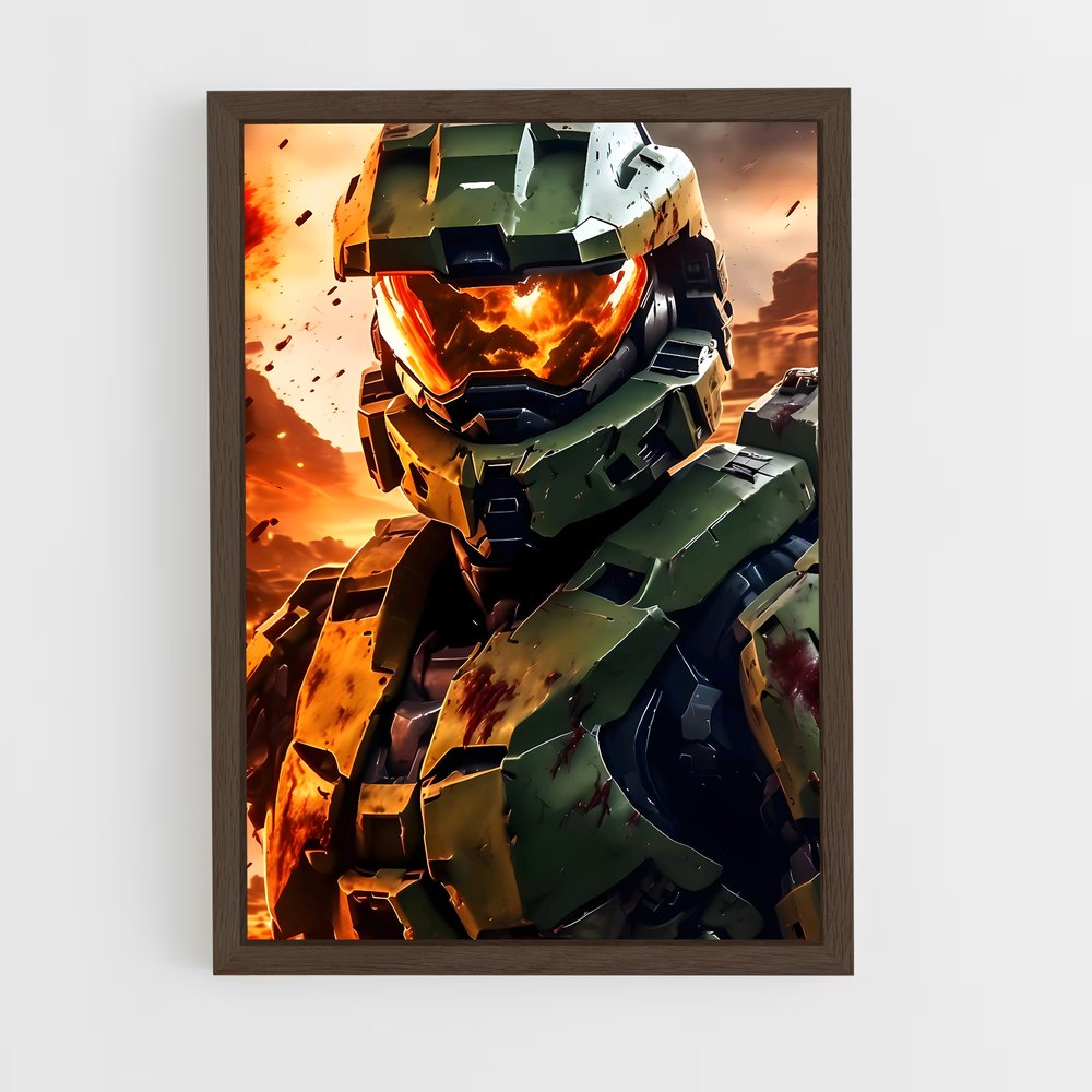 ap-halo-2 cadre Bois foncé