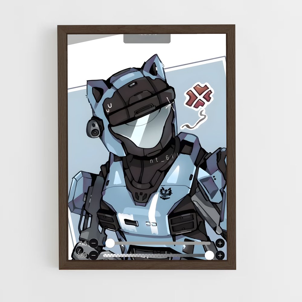 ap-halo-4 cadre Bois foncé