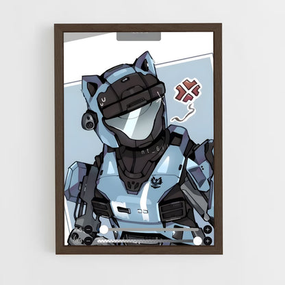 ap-halo-4 cadre Bois foncé