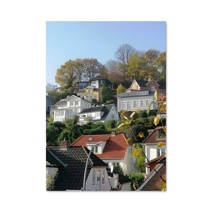 Poster Maisons de Bergen