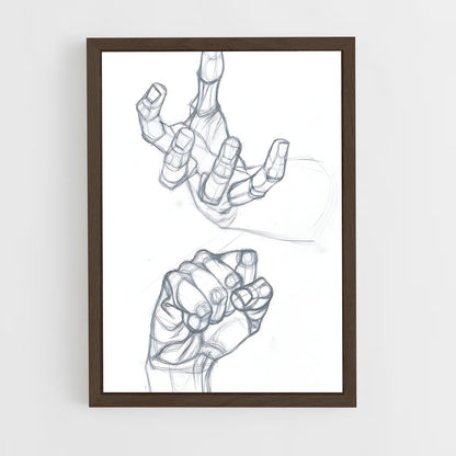 ap-hand-1 cadre Bois foncé