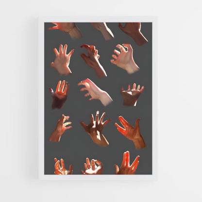 ap-hand-4 cadre Blanc
