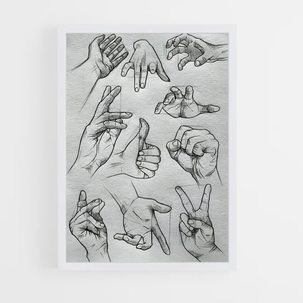 ap-hand-5 cadre Blanc