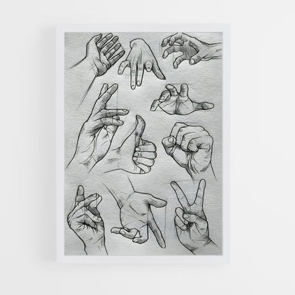 ap-hand-5 cadre Blanc